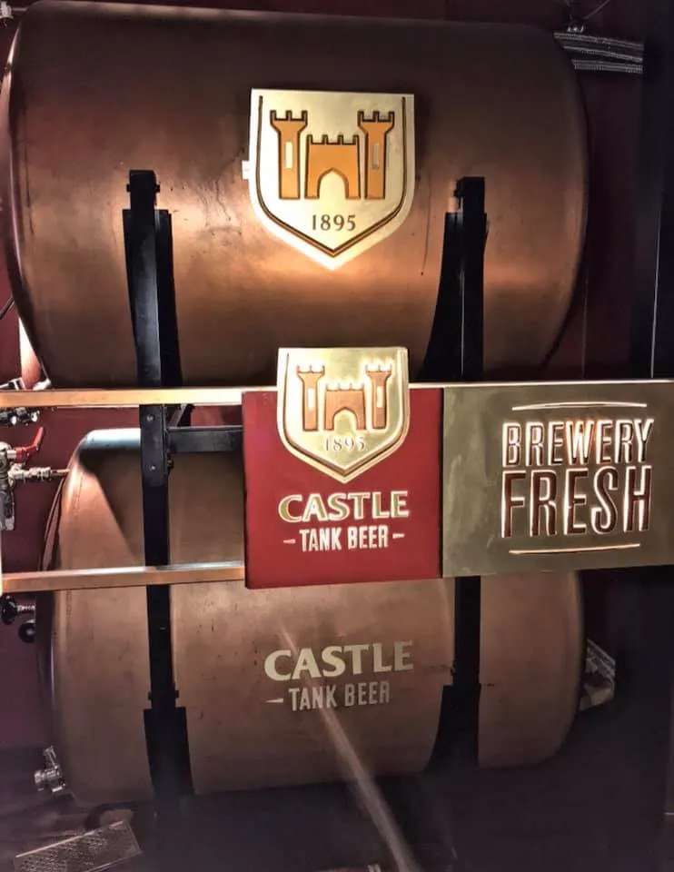 The Castle tank beer tanks at Vasco’s