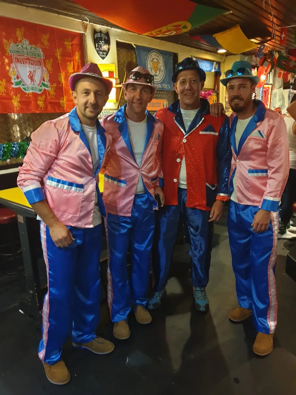 Guests in fancy dress for the Cape Town Sevens