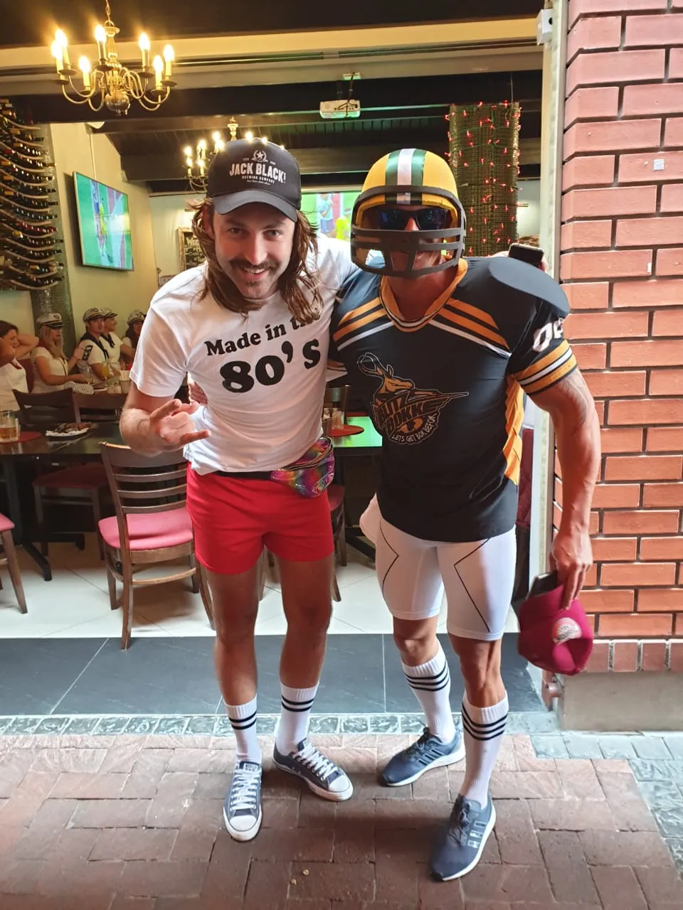 Guests in fancy dress for the Cape Town Sevens
